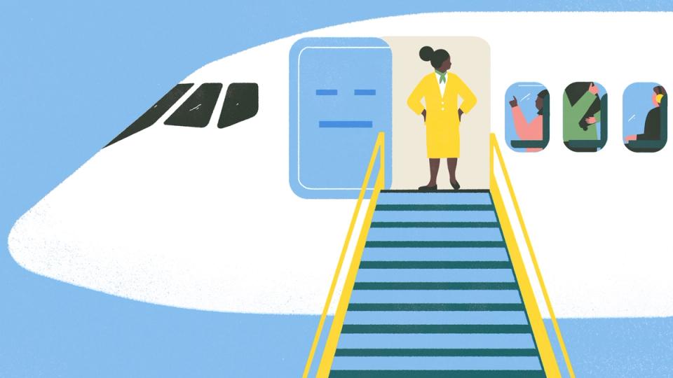 Illustration of airplane 
